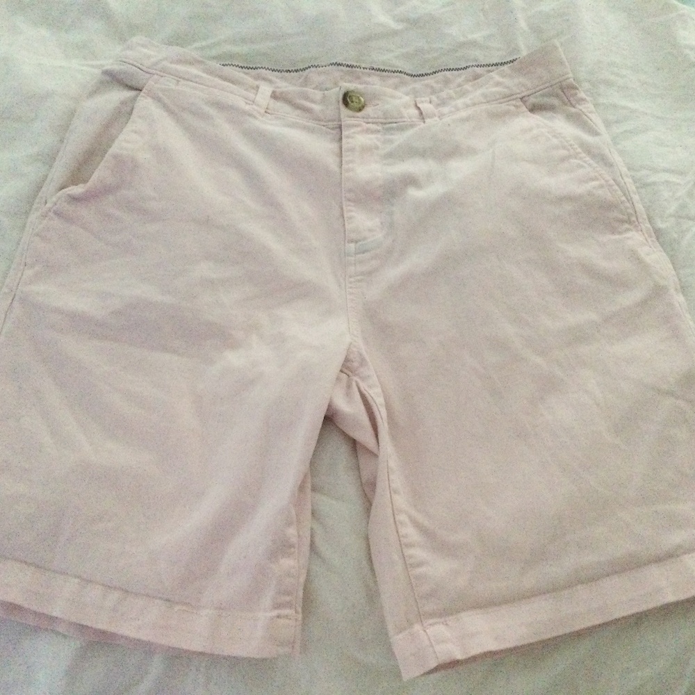 Johnnie-O Mens Pink Shorts 32
